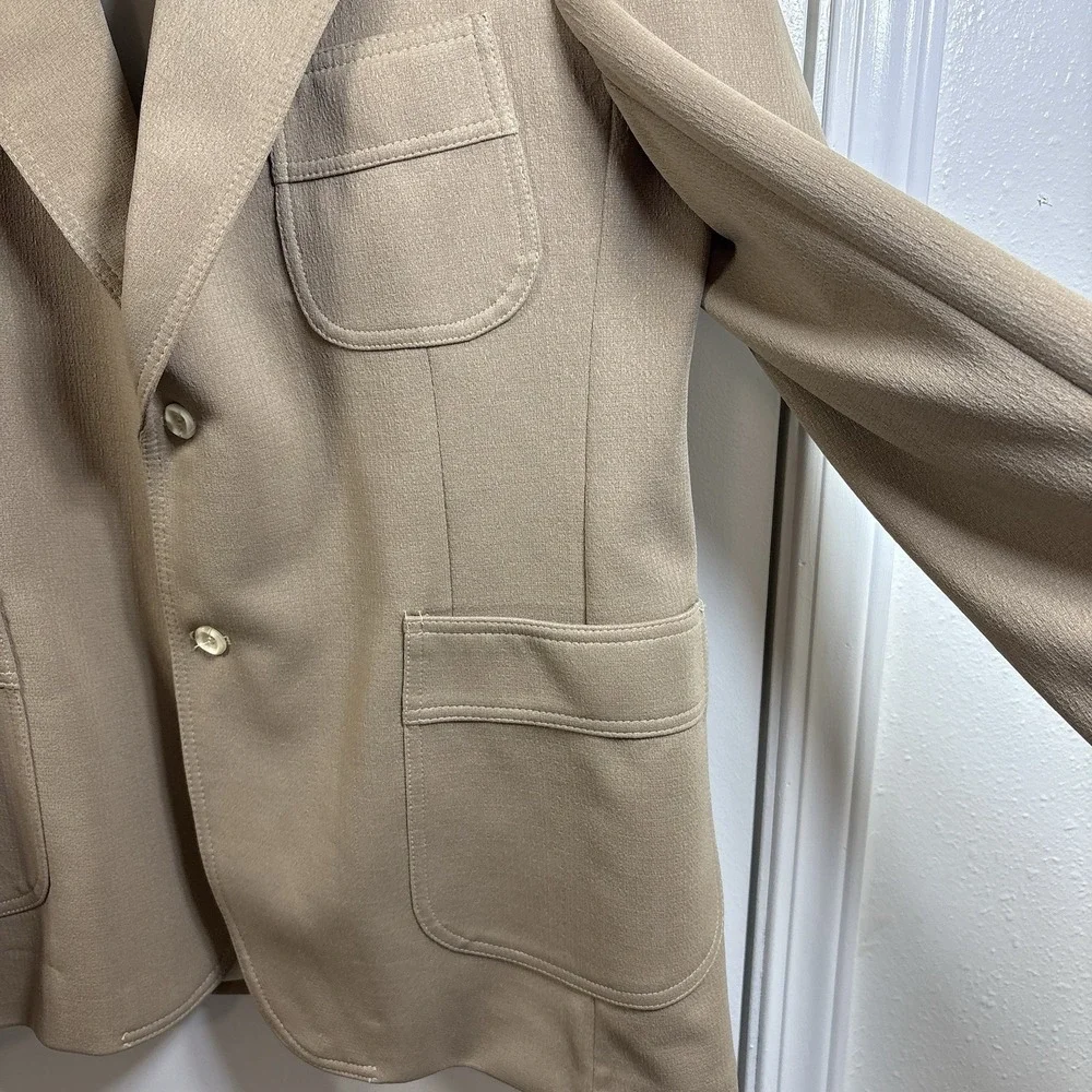 Levi's‎ Panatela Beige Sport Coat Blazer 44R Vintage 90s 22